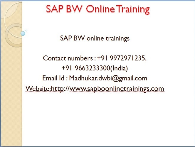 Business Intelligence  BW Classes by export