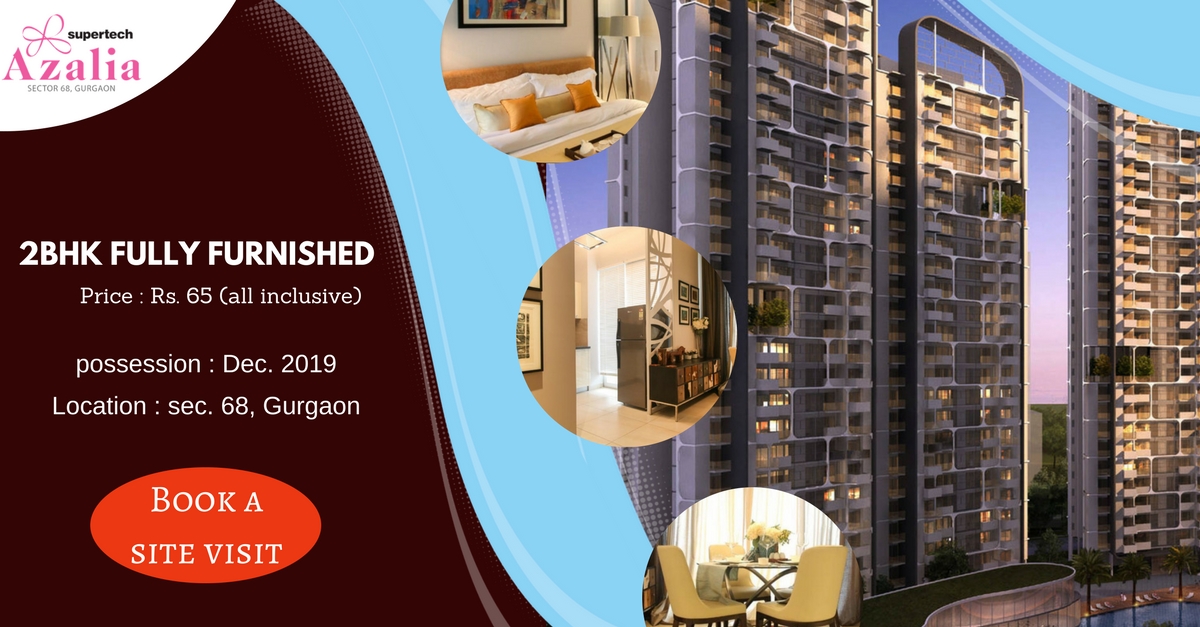 Buy 2 BHK Fully Furnished Apartments - Supertech Azalia 