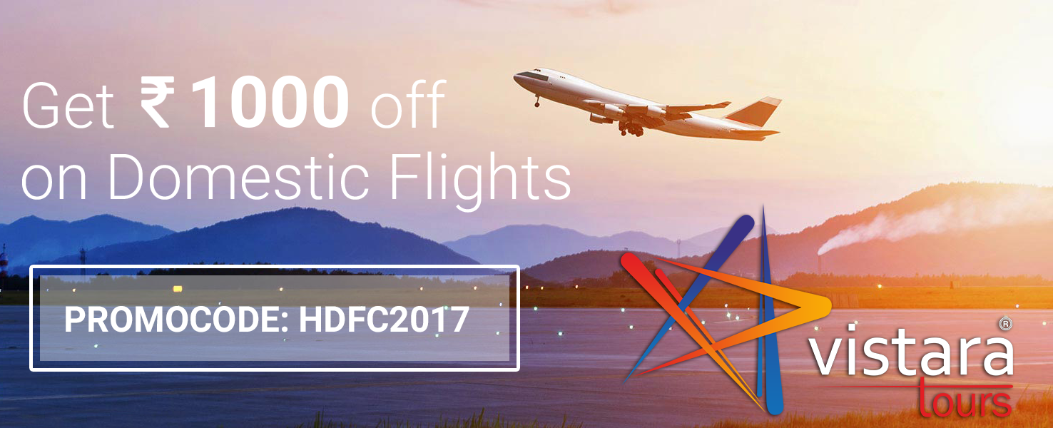 Get Exciting Discount on Domestic Flights