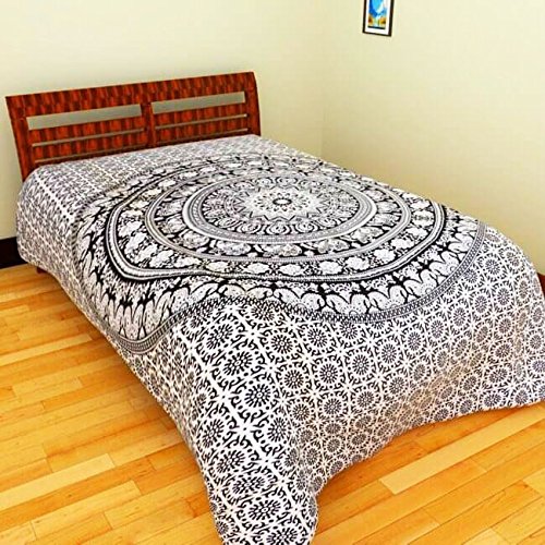 26% Discount on Bedcolors Single Cotton Jaipuri Sanganeri Print Best s