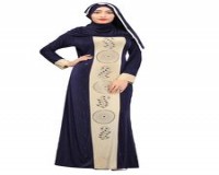 Image for Blue Burqa for women at Mirraw Online Store at discounted prices