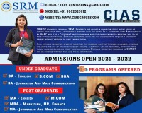 Image for ADMISSION OPEN - SRM UNIVERSITY 2021-2022