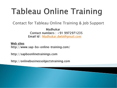 Tableau 9.3 Online Training for Beginners