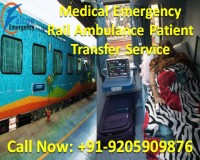 Image for Reliable and Best ICU Train Ambulance from Kolkata to Delhi
