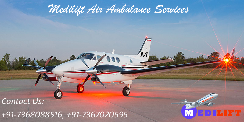 Avail Best and Low Fare Air Ambulance from Varanasi by Medilift