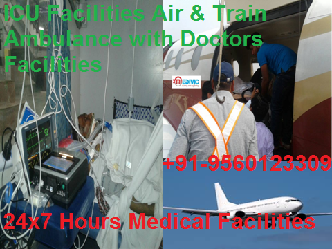 Reliable Medical ICU Care Air Ambulance from Ranchi to Delhi