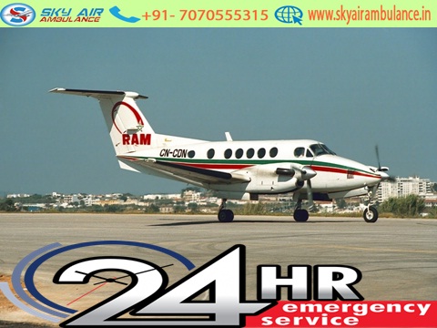 Advanced Sky Air Ambulance from Bhubaneswar to Delhi at low fare