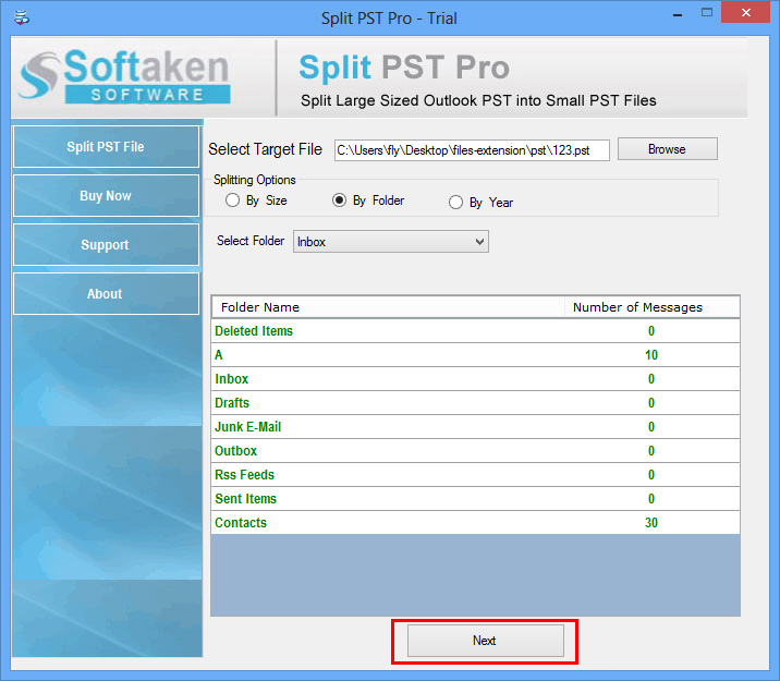 How to Split Archives PST Files?